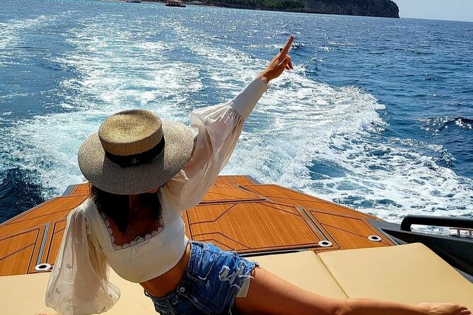 Blue Cave & Hvar, 5 Islands Speedboat with Luxury Seats in Shade - Stiniva Bay: Panoramic Views From the Water