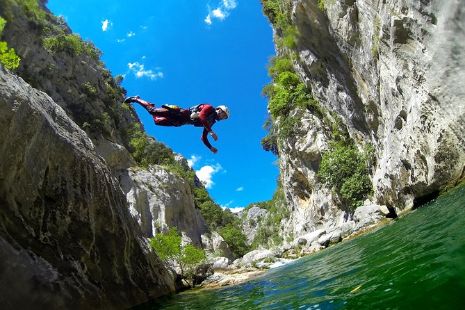 Canyoning basic on Cetina river from Omiš - The route finish near Kraljevac power plant