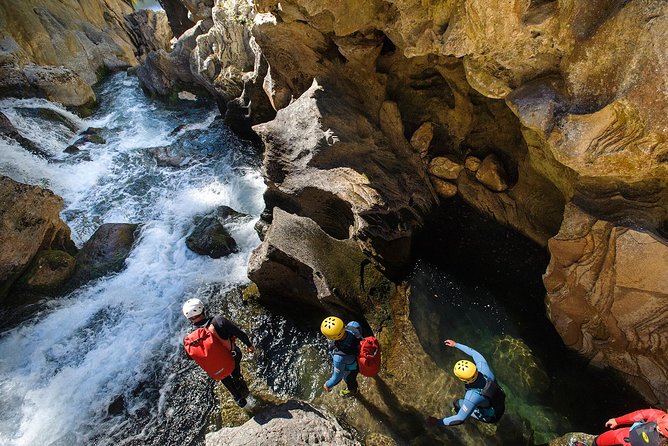 Canyoning on Cetina River Adventure from Split or Zadvarje - Caves, tunnels, water holes, and the 50-meter waterfall moments