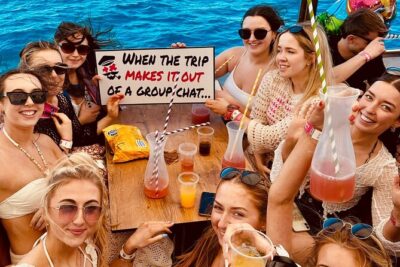 Captain’s Boat Party Split–Blue Lagoon Swim Stop + Free Shots &DJ - Onboard Setup: DJ Music, WiFi, and Space to Move