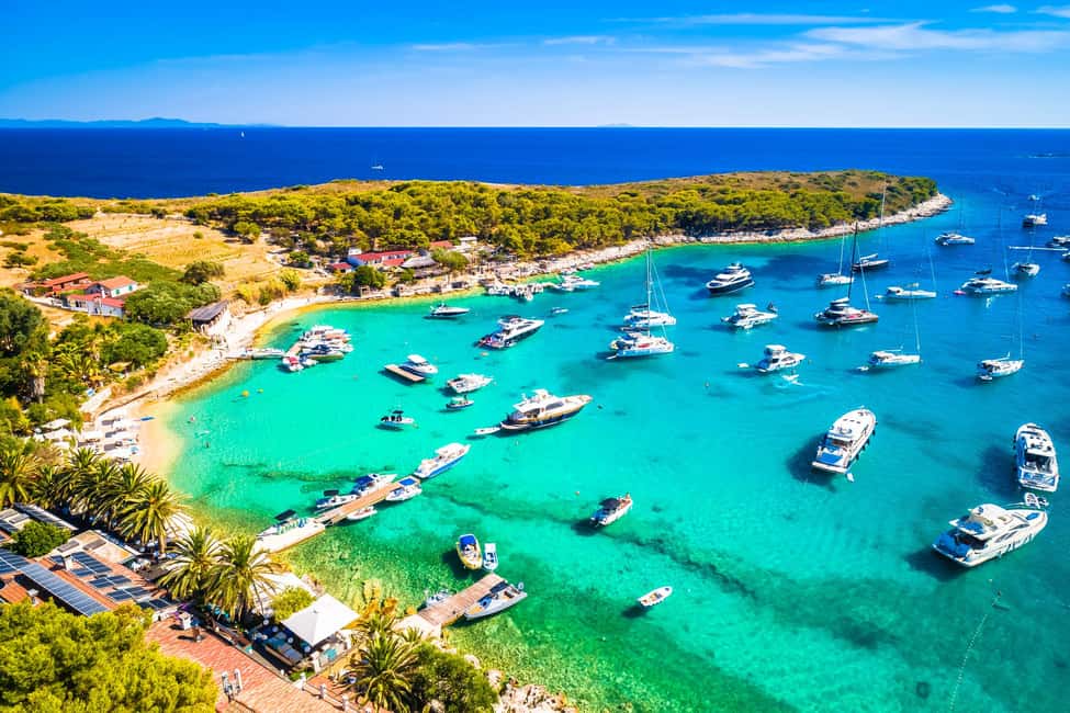 From Hvar: Blue Cave, Green Cave & 5 Islands Speedboat Tour - Pakleni Islands and Palmižana: quick cruising plus a sandy breather