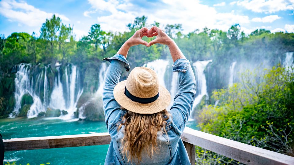 From Split and Trogir: Mostar Tour with Kravica Waterfalls - Mostar on your own: coffee culture, burek, baklava, and souvenir sense