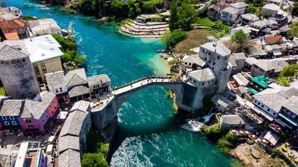 From Split and Trogir: Mostar Tour with Kravica Waterfalls - The quick scenic pause in Počitelj: why this stop isn’t filler