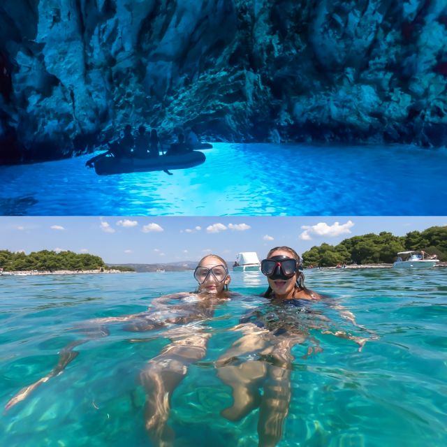 From Split: Blue Cave & 5 Islands with Vis & Hvar Boat Tour - Hvar City for 2.5 Hours: Lunch, Architecture, and Beach Time