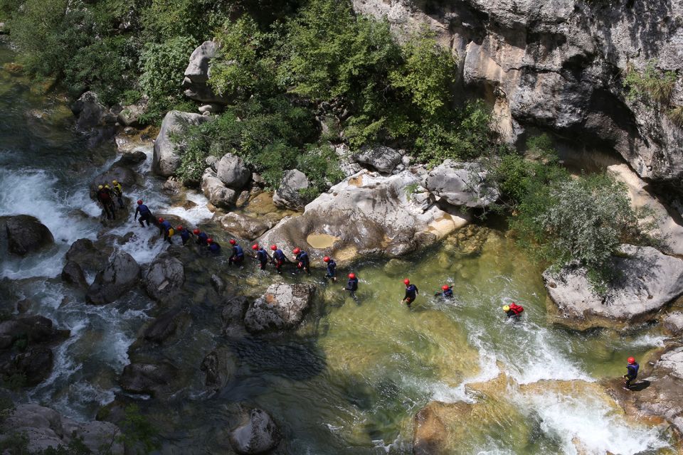 From Split: Canyoning on the Cetina River - The main event: Gubavica waterfall and the sound-shift moment