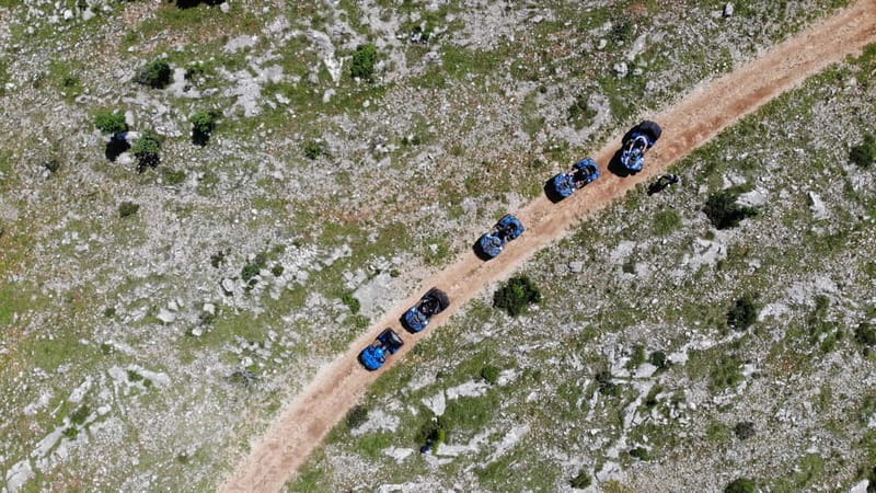 From Split: Dinara Nature Park Quad Adventure with Swimming - Starting at St. Francis or at Hrvace (motel Janković): how the day kicks off
