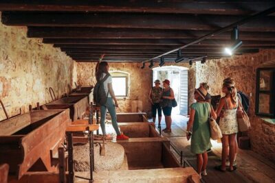 From Split: Krka Waterfalls, Food & Wine Tasting Tour - Krka National Park boardwalks: seeing the falls without chaos