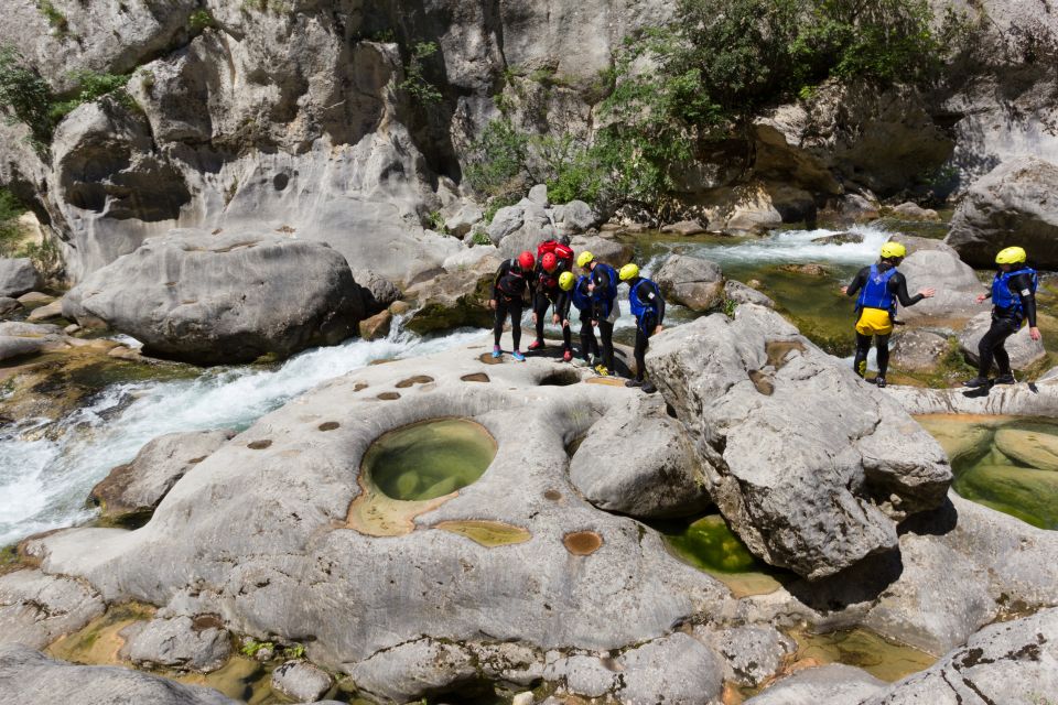 From Split or Zadvarje: Cetina River Canyoning - Water Tunnels and Gubavica Waterfall: The Moment Everyone Talks About