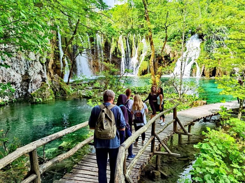 From Split: Plitvice Lakes Guided tour - Boat Ride on Clear Water, Then Train Rides That Save Your Legs