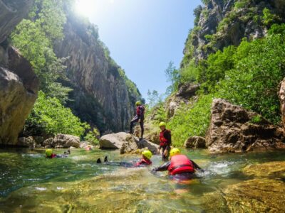 From Split/Šestanovac: Extreme Canyoning on Cetina River - The safety briefing and gear check that make extreme feel manageable