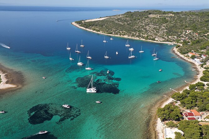 From Trogir & Split: Half Day Speedboat Tour with Blue Lagoon - Stop 3: Ciovo Island for one more swim and beach-bar time