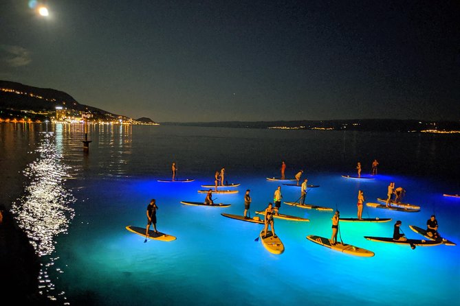 Glowing Stand-Up Paddle Experience in Split - From Split meeting point to Stobreč camp beach