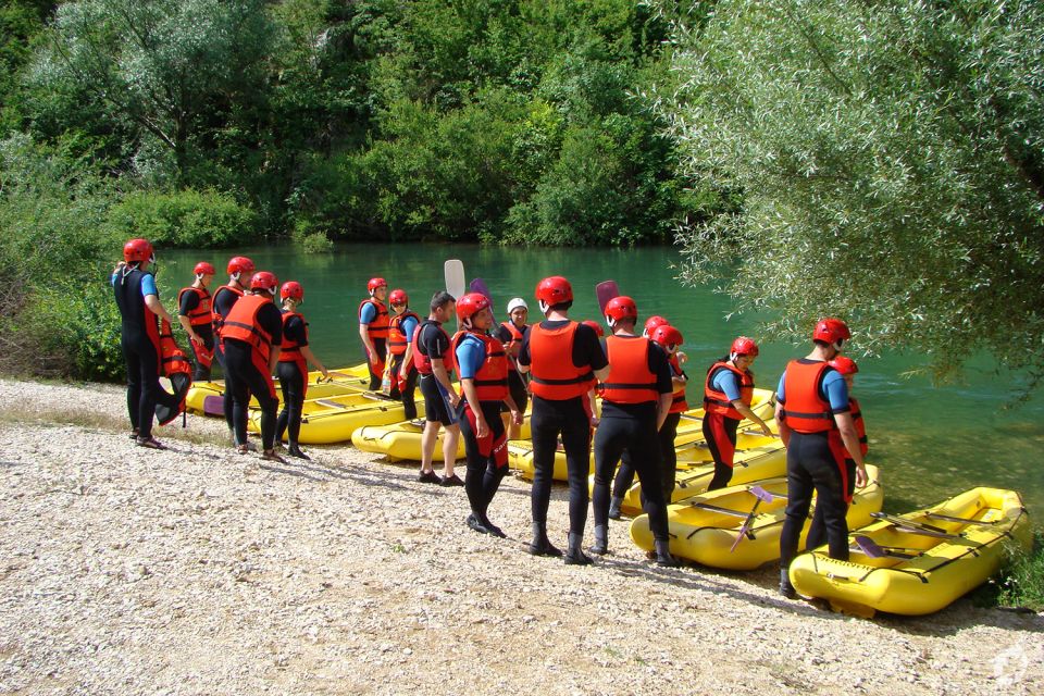 Half-Day Cetina River Rafting - Entering the rapids: quiet stretches, then Grade 2 with short Grade 3 hits