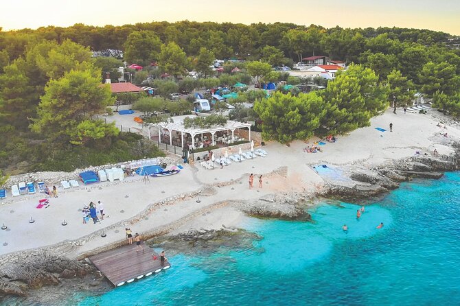 Half Day Tour: Blue Lagoon, UNESCO Town of Trogir, island Ciovo - Stop 2: Blue Lagoon and Krknjaši Bay near Drvenik—what you can actually do