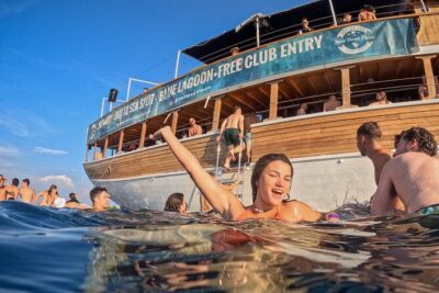 Out to Sea Split Boat Party w/ Blue Lagoon Swim, Dj & Afterparty - The Top-Deck Dancefloor and Live DJ Soundtrack