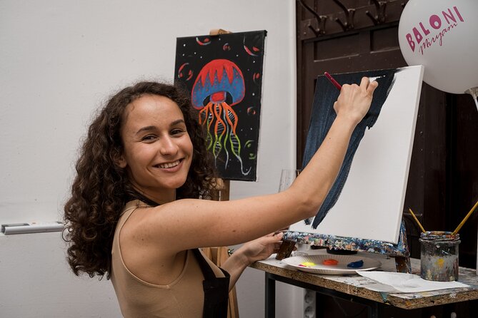 Painting party at Art Bottega - Paint & Wine Studio in Split - Alcohol, ages, and the right mindset for your night