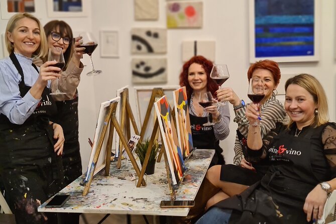 Painting party at Art Bottega - Paint & Wine Studio in Split - Practical tips to make your painting night smoother