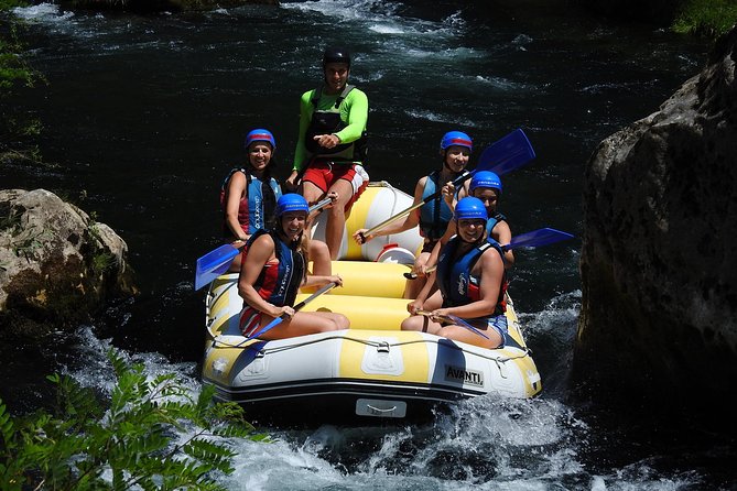 Private rafting on Cetina river with caving & cliff jumping,free photos & videos - Swimming in crystal-clear water (with a real break built in)