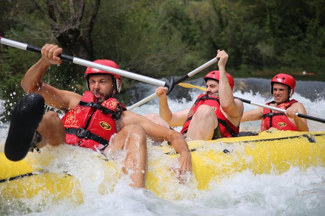 Rafting on Cetina River Departure from Split or Blato na Cetini village - On the Water: Small Rapids, Calm Sections, and Jump-In Moments