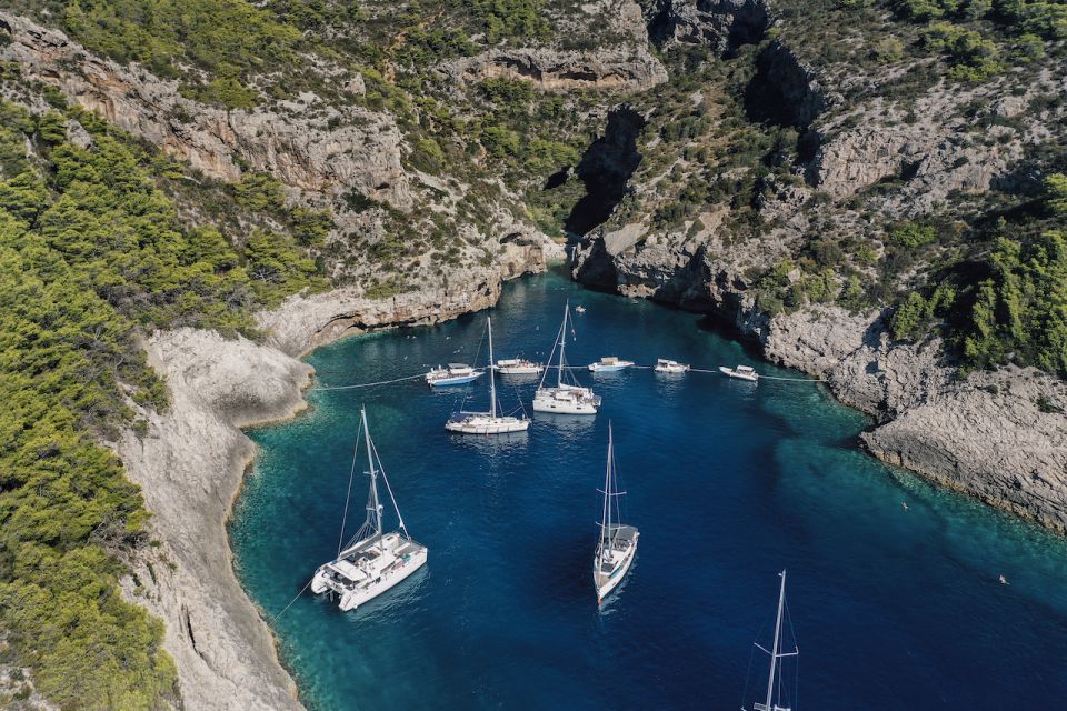 Split: Blue Cave and 5 Islands Tour - Budikovac Snorkeling: Goggles Included, and the Beach-Blue Water Does the Selling