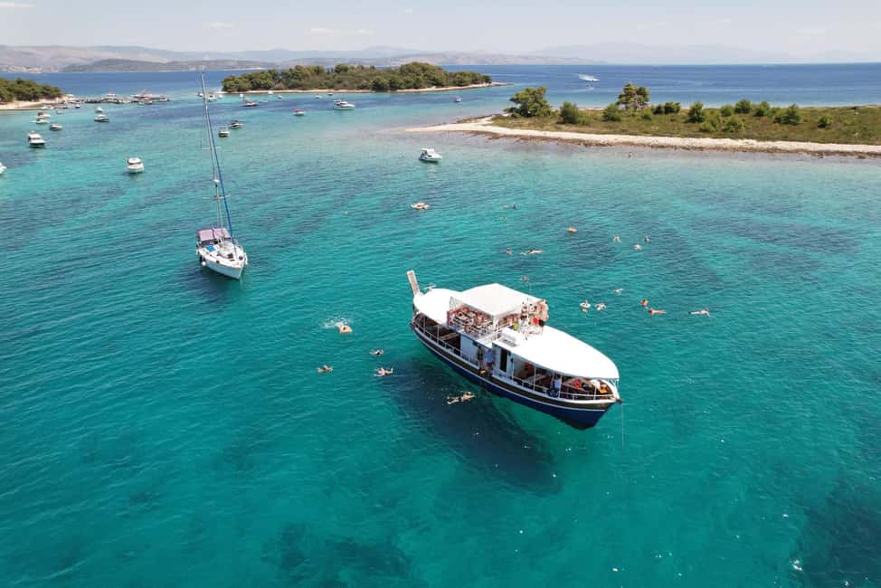 Split: Blue Lagoon and Šolta Boat Tour with Lunch and Drinks - Key things to know before you swim in the Blue Lagoon and Nečujam Bay