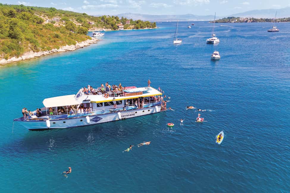 Split: Blue Lagoon, Shipwreck, & Šolta with Lunch & Drinks - Stop 1: Nečujam Bay and the Shipwreck Snorkel (Why This Is the Main Event)
