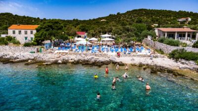 Split Boat Trip Half-Day: Blue Lagoon, Trogir & Čiovo - The Blue Lagoon Stop: Why That Color Looks Fake (But Isn’t)