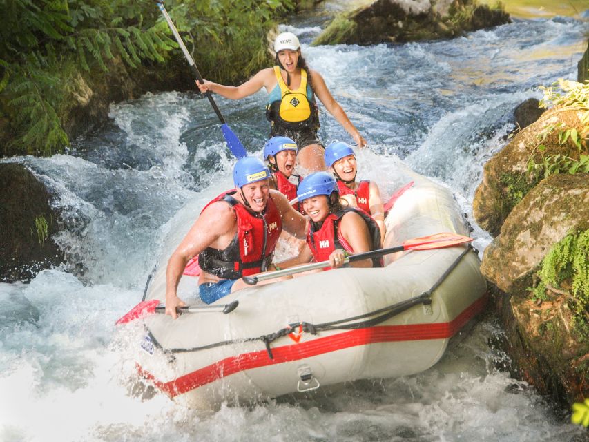 Split: Cetina River Rafting with Cliff Jumping Tour - The 10 km Cetina route: rapids, swims, and what the timing actually means