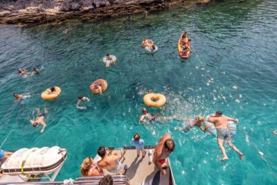 Split: Hvar, Brač, and Pakleni Cruise with Lunch and Drinks - Pakleni Islands: First Swim Stop Off the Water
