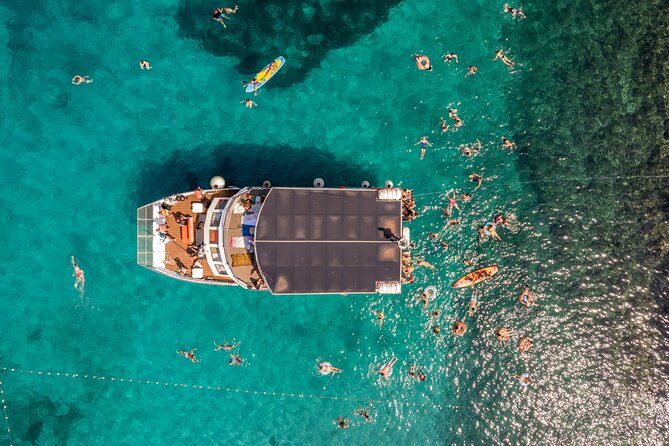 Split: Hvar, Brač, and Pakleni Cruise with Lunch and Drinks - Brač and Milna: 90 minutes of swim-and-relax time