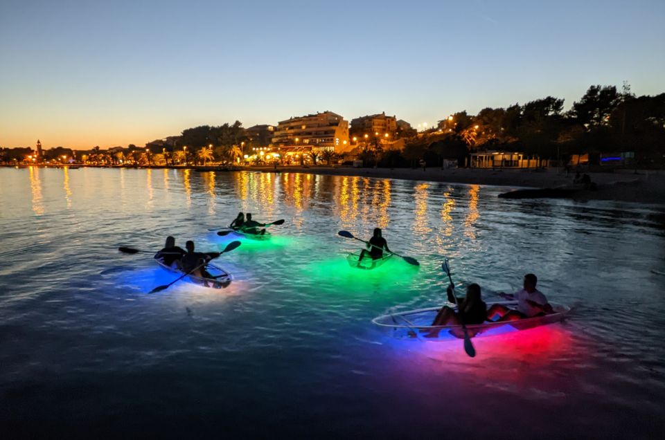 Split: Illuminated Evening Guided Kayaking Tour - Seeing Split’s coastline from the water without the crowds