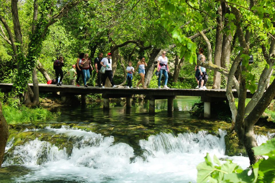Split: Krka Waterfalls With Boat Cruise, Wine and Olive Oil - From Split to Krka: getting out fast, then settling in