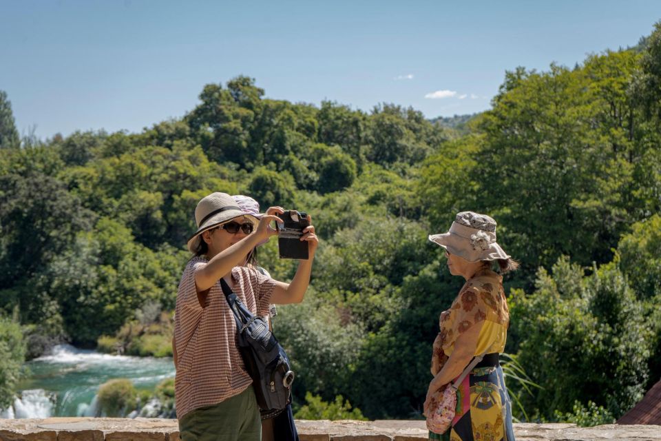 Split: Krka Waterfalls With Boat Cruise, Wine and Olive Oil - Skradinski buk: walking the waterfall views that made Krka famous