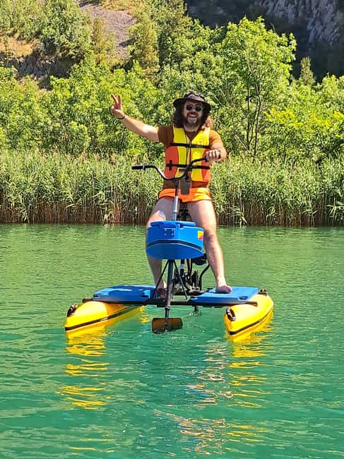 Split/Omiš: Cetina River Water Bike Safari - What to Bring: Swim Gear, Sunscreen, and a Water Bottle