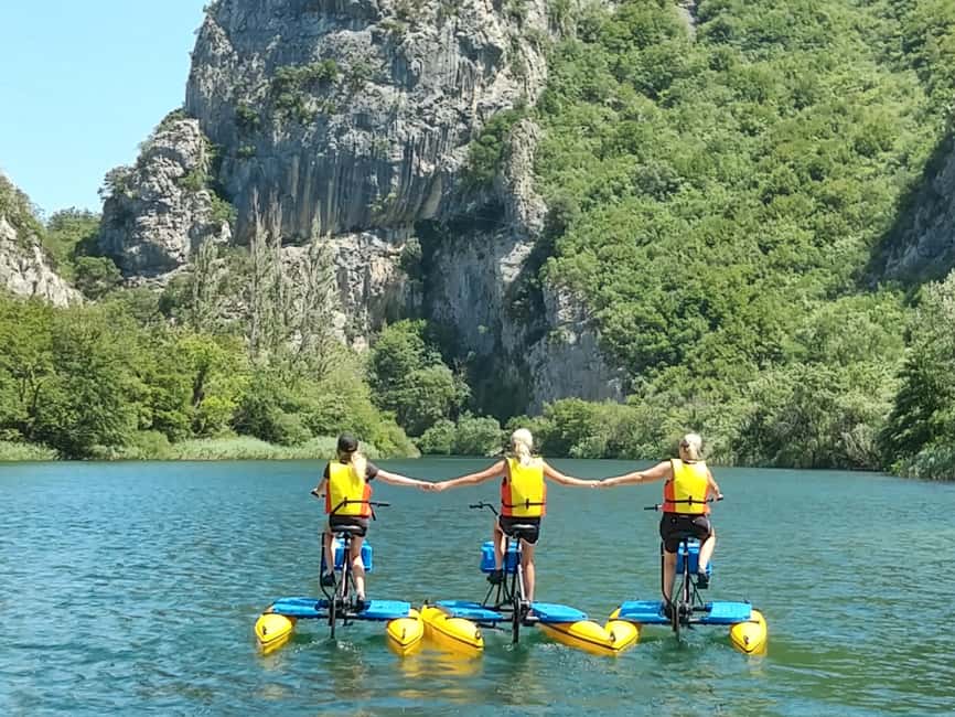 Split/Omiš: Cetina River Water Bike Safari - Pedal Power vs. Getting Tired: Towing, Breaks, and Pace