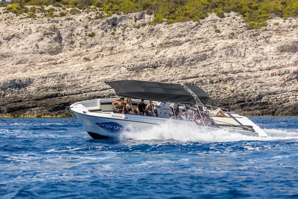 Split or Trogir: Blue Cave, Vis, and Hvar Speedboat Day Trip - Leaving Split or Trogir: how the day gets going