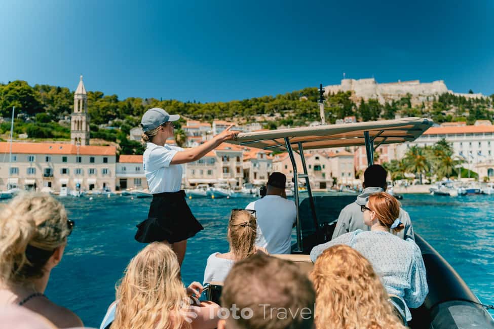 Split/Podstrana: Blue Cave, Hvar & 6 Islands Speedboat Trip - Budikovac Blue Lagoon: the best water-time on the trip