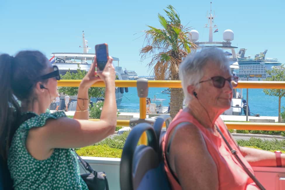 Split: Red Line Panoramic Tour with Sightseeing Bus - How the Red Line bus gets you oriented fast in Split