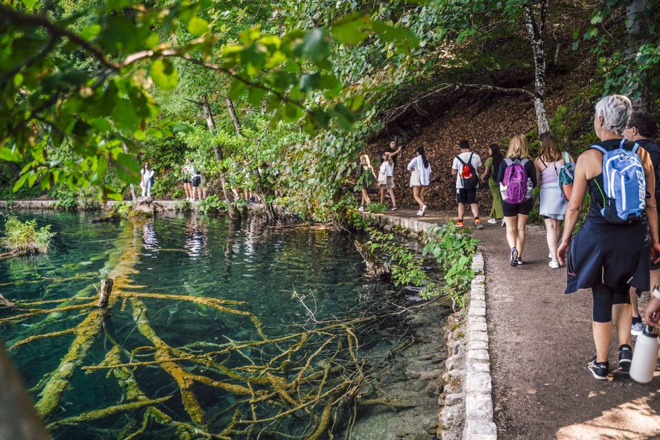 Split: Self-Guided Plitvice Lakes Day Tour with Boat Ride - Forest comfort on the electric train: moving without burning out