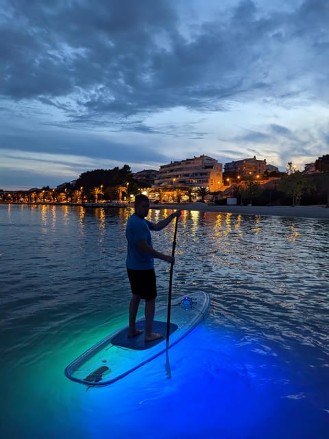 Split: Transparent SUP night Glow tour - Sea at Dusk and River by Night: The Glow Route Explained