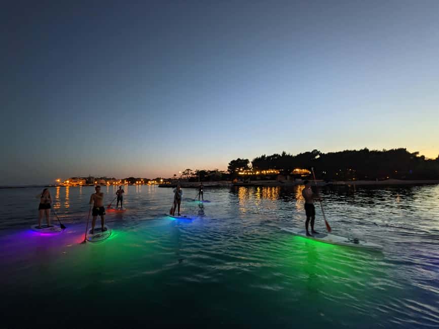 Split: Transparent SUP night Glow tour - That Proprietary Light System: What You’ll See Under Your Feet