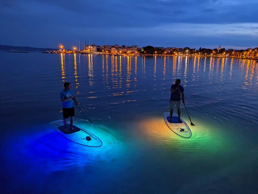 Split: Transparent SUP night Glow tour - Traditional Shores and Guided Storytelling Along the Way