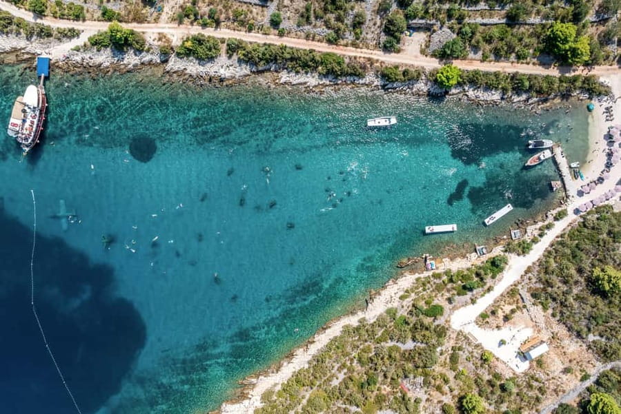 Trogir: Boat tour to Unique underwater museum - Snorkeling setup: gear included, fins not included