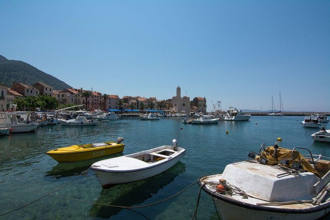 Unique Blue Cave and 5 islands tour from Trogir and Split - Komiza on Vis’s coast: breakfast town energy