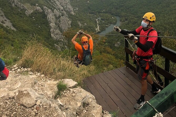 Zipline Croatia: Cetina Canyon Zipline Adventure from Omis - Flying eight ziplines: height, River Cetina views, and speeds you can feel
